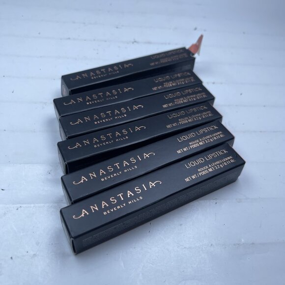 LOT OF 6 Anastasia Beverly Hills Liquid Lipstick High Pigment Ashton New (Read) - Picture 11 of 11